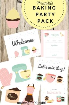 Preview of Printable Baking Images Pack 1