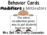 Printable Behavior Cards for Classroom Management