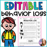 Editable Behavior Logs (K-5)