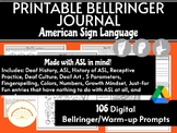 Printable Bellringer & Warm-Up Journal - For American Sign