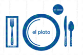Bilingual Set of 12 Spanish + English Placemats Table Sett