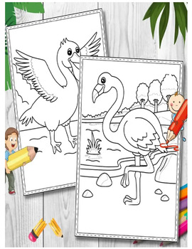 Preview of Printable Birds Coloring Pages .