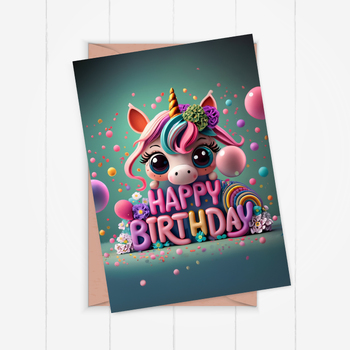 Preview of Birthday Card, Happy Birthday Card Printable, Digital Birthday Card