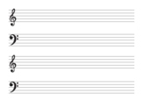 Printable Blank Sheet Music (Letter size)