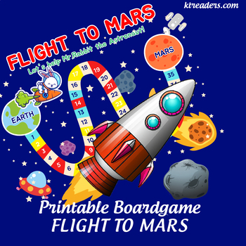 Preview of Printable Boardgame - Flight to Mars