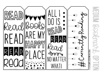 printable bookmarks by livelovelessonplan teachers pay