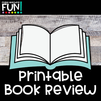 Preview of Printable Book Review | Primary Grades
