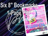 Printable Bookmarks: Neon Inspiration Theme