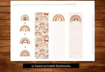 printable bookmarks template rainbows bookmarks rainbow printable bookmarks s