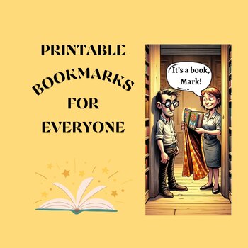 Preview of Printable Bookmarks for Everyone