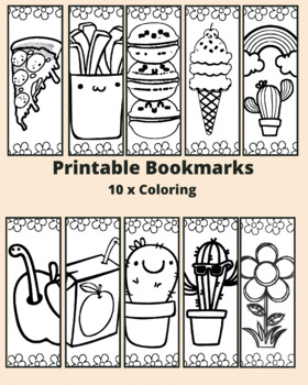 Printable Bookmarks for Kids to Color – Lesson Plans