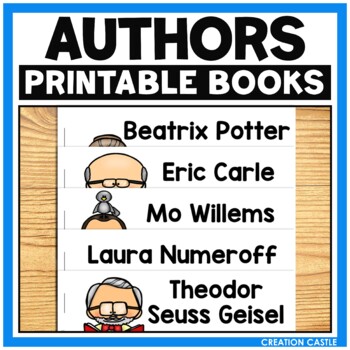 Preview of Printable Books About Children's Authors