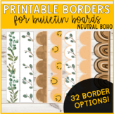 Printable Borders (Bulletin Boards) - Boho Set 1