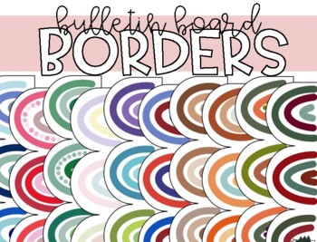 Printable Borders for Bulletin Boards - Season Rainbows by Spoonful of ...