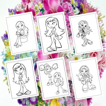 Bratz Coloring Book: Coloring Book for Kids and Adults (Children