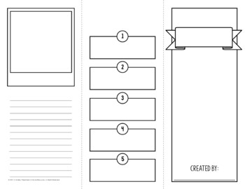printable blank brochure template