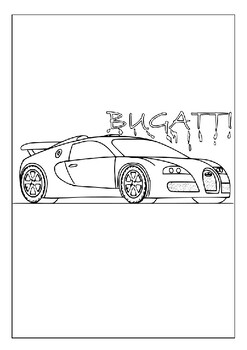 bugatti coloring pages