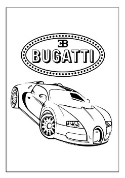 bugatti coloring pages