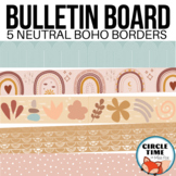 Printable Bulletin Board Borders, Classroom Display Neutra