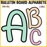 Printable Bulletin Board Large Alphabet Letters Wall Displ