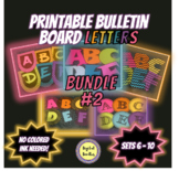 Printable Bulletin Board Letters BUNDLE  ~SETS 6-10~