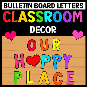 Printable Bulletin Board Letters, Classroom Decor, Bulletin Board Ideas,  Classroom Printable Letters 