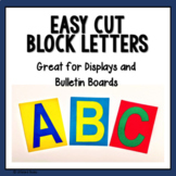 Printable Bulletin Board Letters (Classroom Display Letter