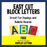 Printable Bulletin Board Letters (Classroom Display Letter