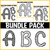 Printable Bulletin Board Letters, Large Alphabet Letters W