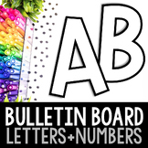 Printable Bulletin Board Letters & Numbers