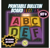 Printable Bulletin Board Letters ~SET 4~