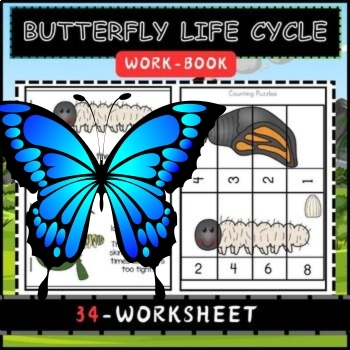 Preview of Printable Butterfly Life Cycle Worksheets