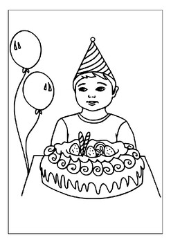 Printable Cakes Coloring Pages for Kids: Create Your Own Cake ...