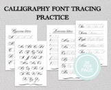 Printable Calligraphy Worksheets, Modern Font, Impove Hand
