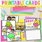 Printable Cards for Kids Writing Centers