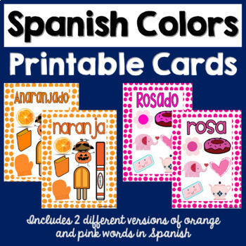 school color shapes in spanish for bulletin board