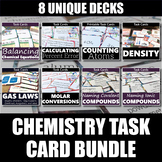 Printable Chemistry Task Card Activity BUNDLE | Fun Chemis