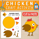 Printable Chicken Craft Template | Farm Animal Craft Activ