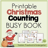Printable Christmas Counting Busy Book (Pre-k/Kindergarten)