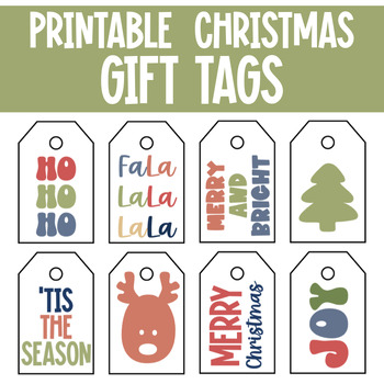 Preview of Printable Christmas Gift Tags