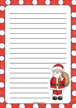 Free Printable Christmas Letter Writing Paper And Envelope By Charming Chinese