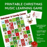 Printable Christmas Music Learning Game, Music Theory, Ele