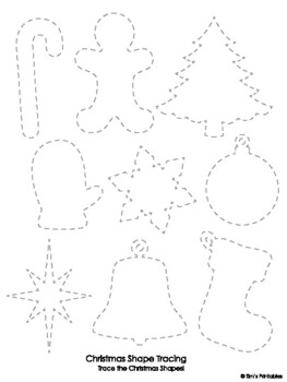 Christmas Bell Shapes – Tim's Printables