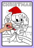 Printable Christmas Wreath Coloring Pages (x20 page)