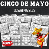 Printable Cinco De Mayo Jigsaw Coloring puzzles - Fun May 
