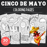 Printable Cinco de Mayo Coloring Pages Sheets - Fun Cinco 