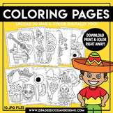 Printable Cinco de Mayo Coloring Pages {Zip-A-Dee-Doo-Dah 