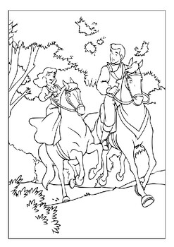Printable Cinderella Coloring Pages: Disney Fairy Tale Delight | TPT