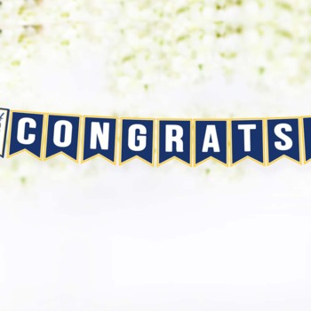 Preview of Printable Class of 2022 Graduation Banner Party Decoration Congratulations