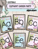 Printable Classroom Alphabet Posters | Back to School Easy to Use